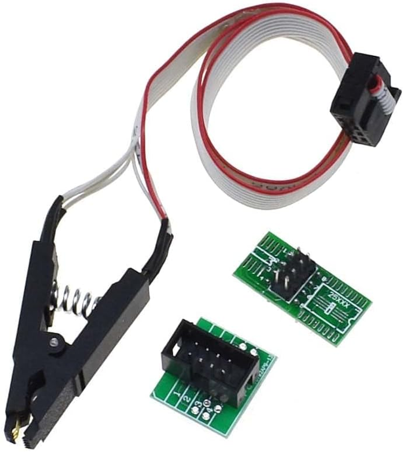 SOP8 SOIC8 Test Clip Socket Adapter for EEPROM 25CXX 24CXX + CH341A 24 25 Series EEPROM Flash BIOS USB Programmer Module image number 2