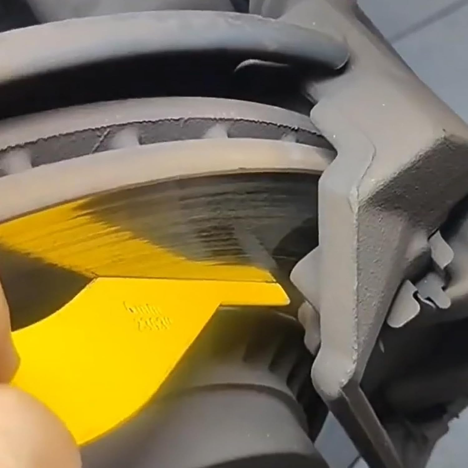 SPEEDWOX Brake Lining Thickness Gauge 8PCS SAE & Metric Automotive Brake Pad Measure Ruler Tire Tread Depth Gauge Tool Brake Lining Gauge Set Color Coded - 2Mm to 12Mm for Motorcycle Car Truck and Bus image number 1