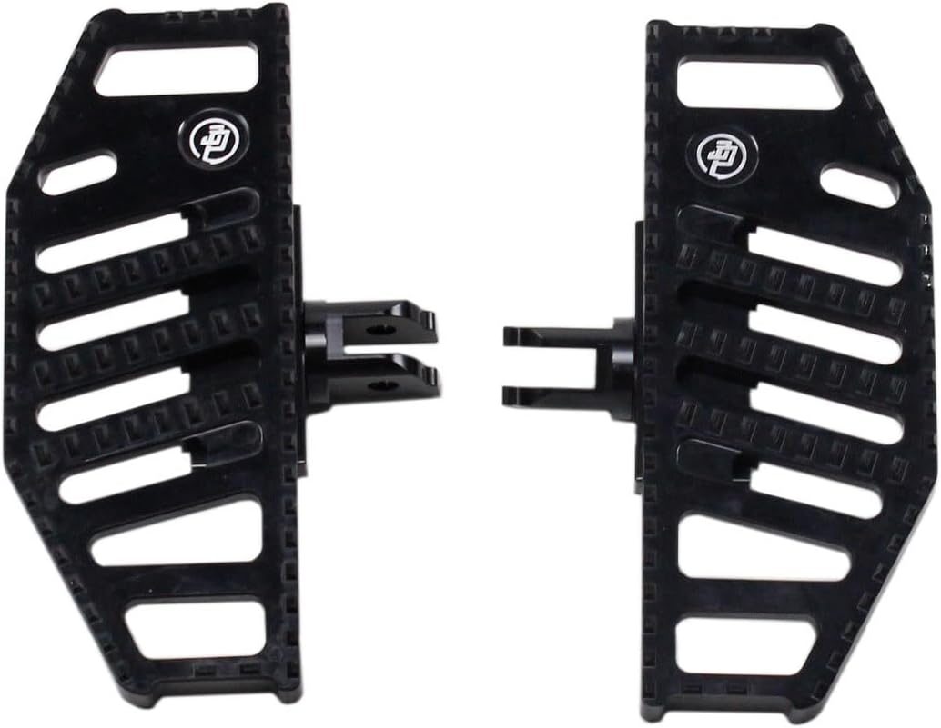POWER JAMES Black Mini Rider'S Foot Pedal Pad Floorboard Control for Harley Davidson 2018-2025 Low Rider, Softail Standard, Street Bob, Fat Bob, Dyna, FX Softail Models (For 2018 Later)