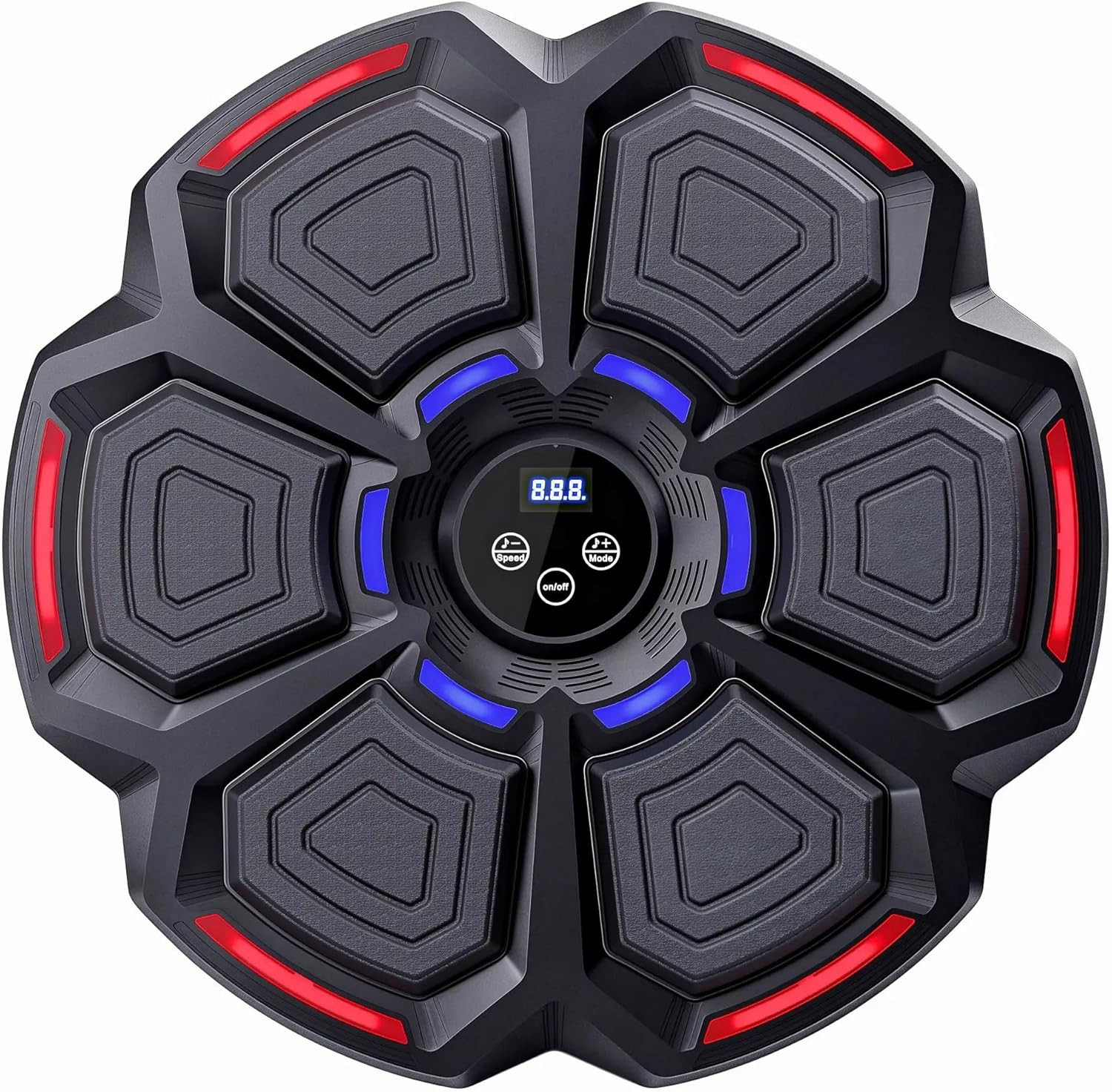 Music Boxing Machine, Wall Mounted Boxing Target,Smart LED Boxing Training Punching Equipment with Bluetooth Boxing Gloves for Home Workout Training image number 6