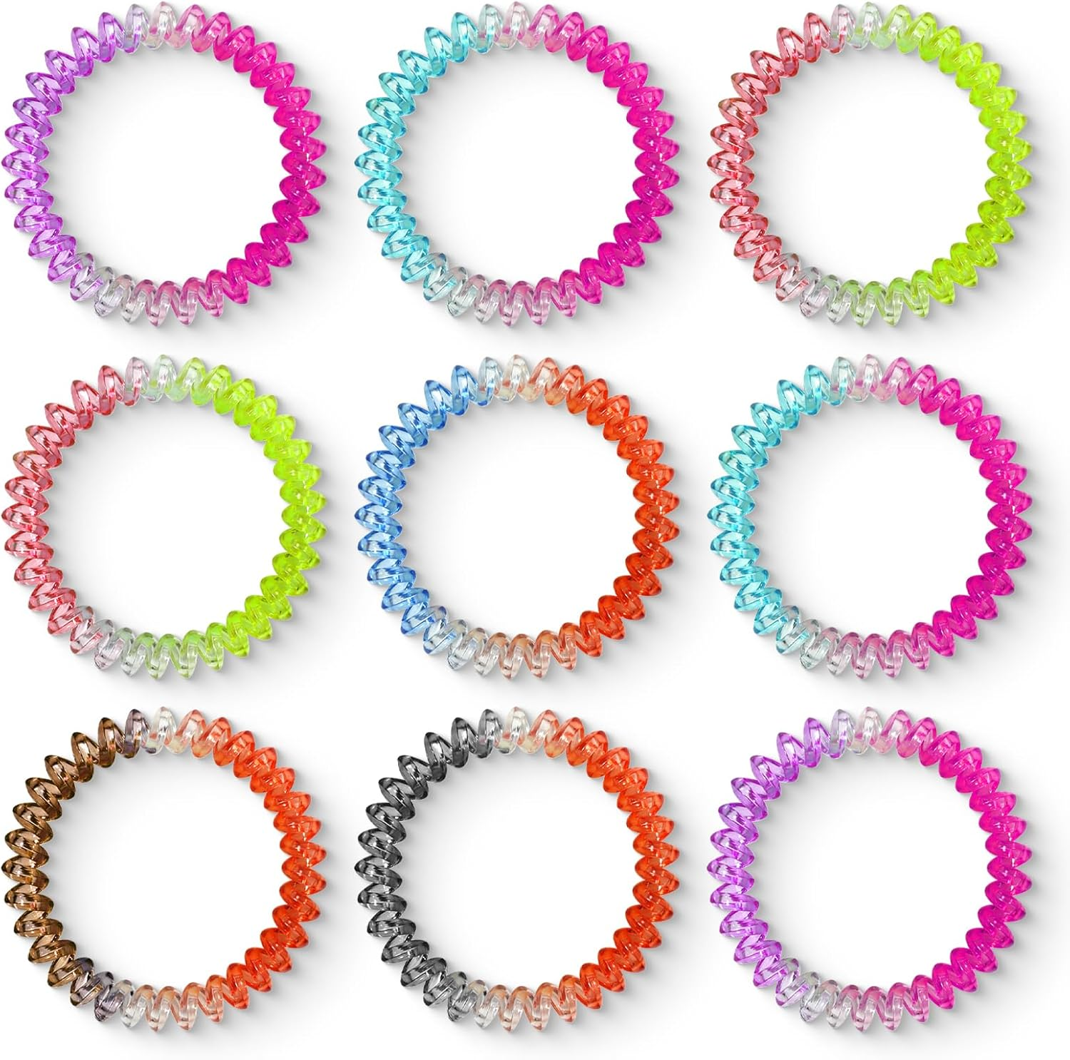 Chewing Bracelets, 20 PCS Sensory Stretchy Coil Bracelets for Relieve Autism, Anxiety, ADHD (Random Color) image number 4