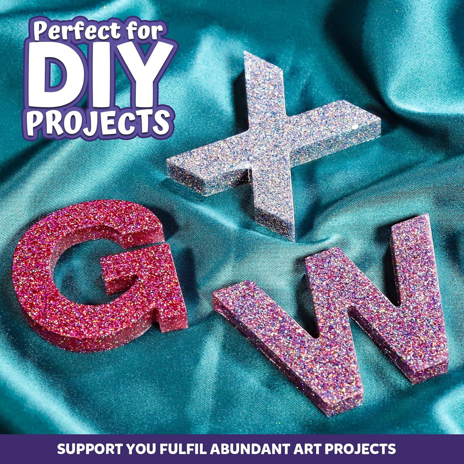 LEOBRO Holographic Extra Fine Glitter Powder, 15 Colors, Craft Glitter for Resin Jewelry Art Crafts Making, Cosmetic Glitter for Nail Body Face Hair, with 10 PCS Stir Spoons image number 3