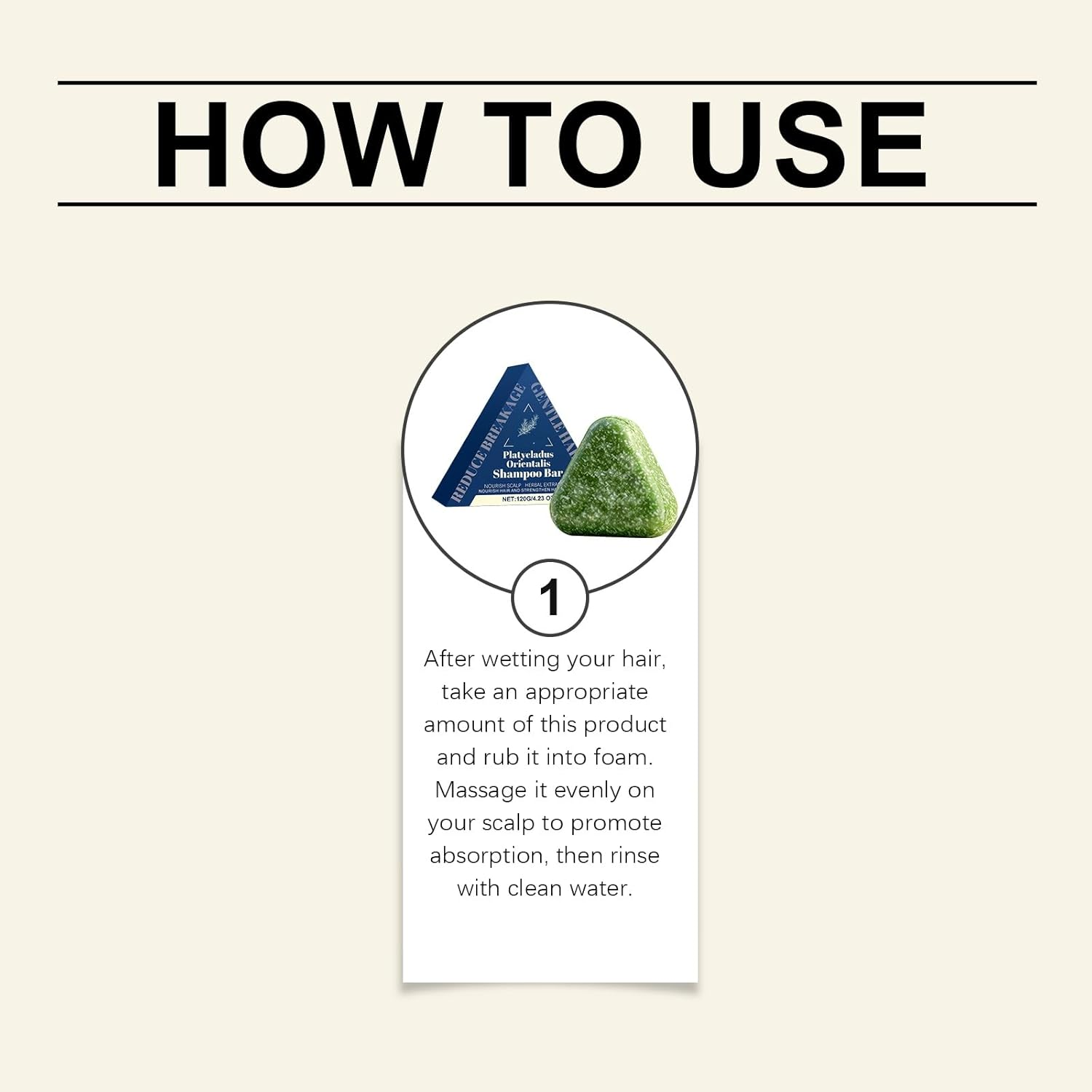 Thuja Leaf Nourishing Shampoo Bar - Deep Cleansing Scalp, Reduces Frizz, Smooths & Strengthens Hair, Infused with Usman Herb, Ginseng, Travel-Friendly Long-Lasting Solid Hair Soap, (5PCS) - 2Pcs image number 4