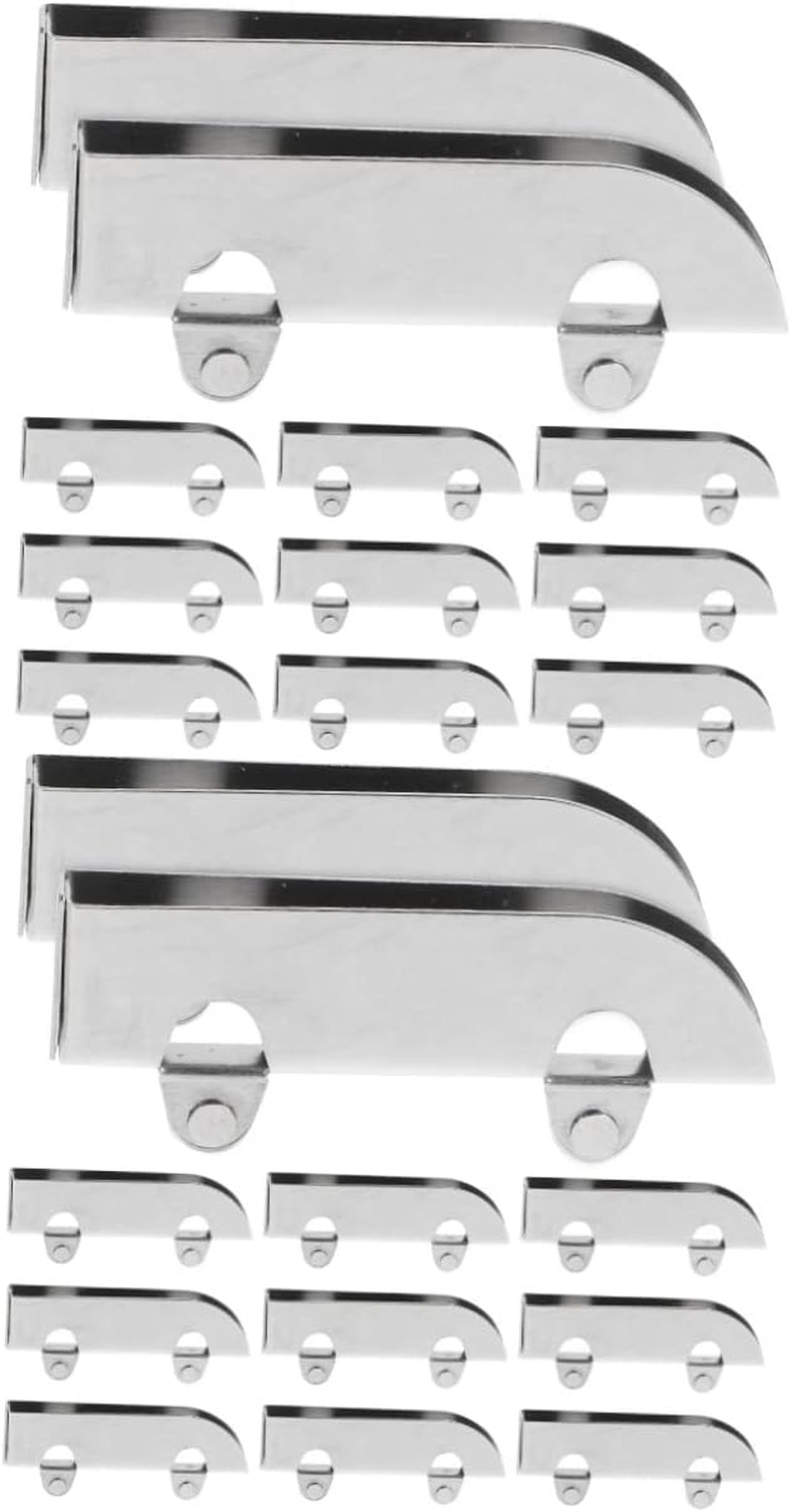 TEHAUX 36Pcs Sturdy Steel Sliding Glass Door Roller High Load Capacity Easy Installation for Cabinets Showcases