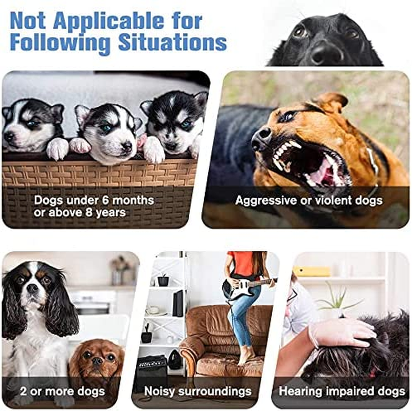 Anti Bell Device Dogs, 3 Modes Anti-Bark Ultrasonic Device, 33 Foot Stop Dog Bark Device, IPX4 Waterproof Anti-Bark for Dogs for Training Large Small Dogs Outdoor and Indoor image number 4