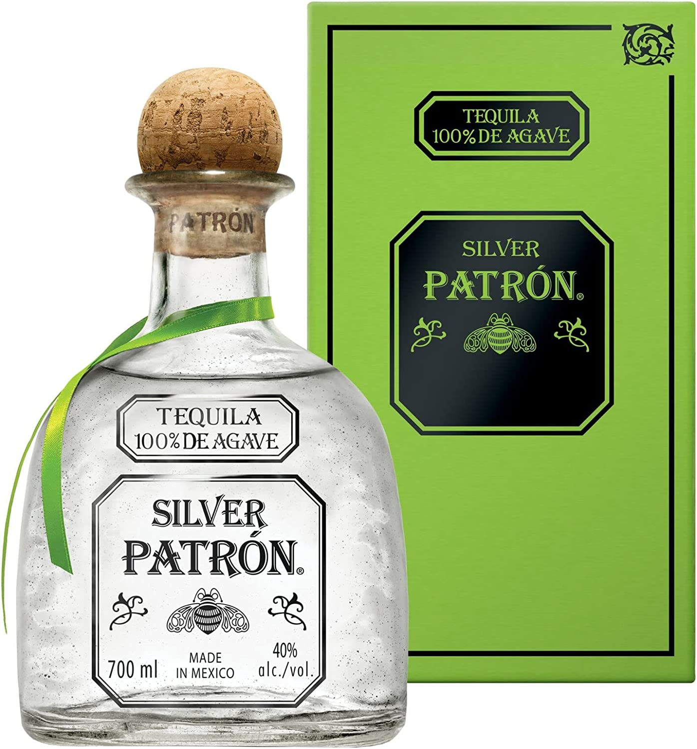 PATR&Oacute;N Silver Premium Tequila with Gift Box, 40% ABV, 70Cl / 700Ml, Made from the Finest 100% Weber Blue Agave, Handcrafted in Small Batches in Mexico image number 1