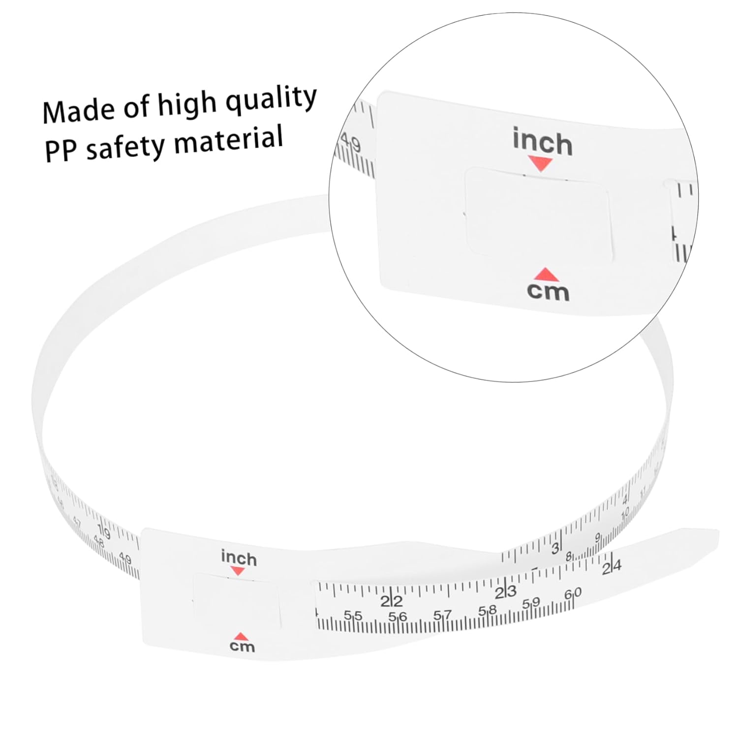 ARTIBETTER Infant Head Circumference Ruler 60Cm Measuring Tape 3 Pack Pp Material Inches Cm Marked Washable Reusable for Boys and Girls image number 4
