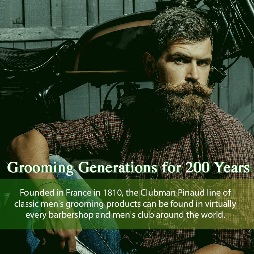 Clubman Moustache Wax Hang Pack, Neutral Color 0.5 Oz X 3 Packs