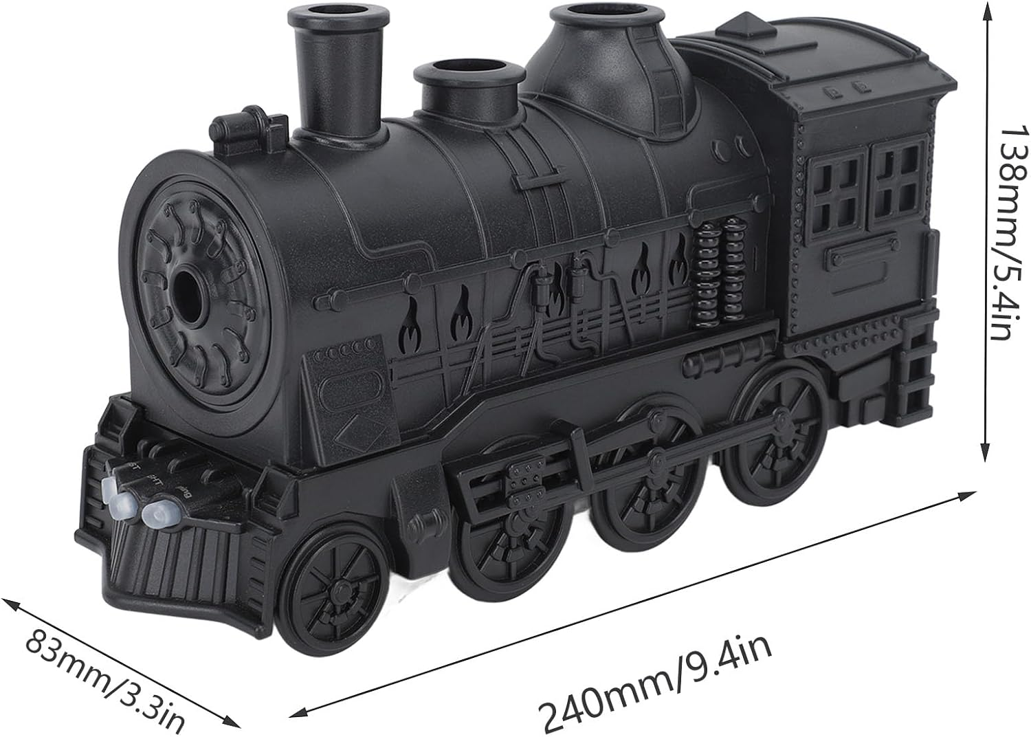 Train Shape Essential Oil Diffuser Humidifier, 2 Lighting Modes, Remote Control, Train Design Home Fragrance Aroma Diffuser, 300Ml, for Bedroom Office Desktop (AU Plug) image number 2