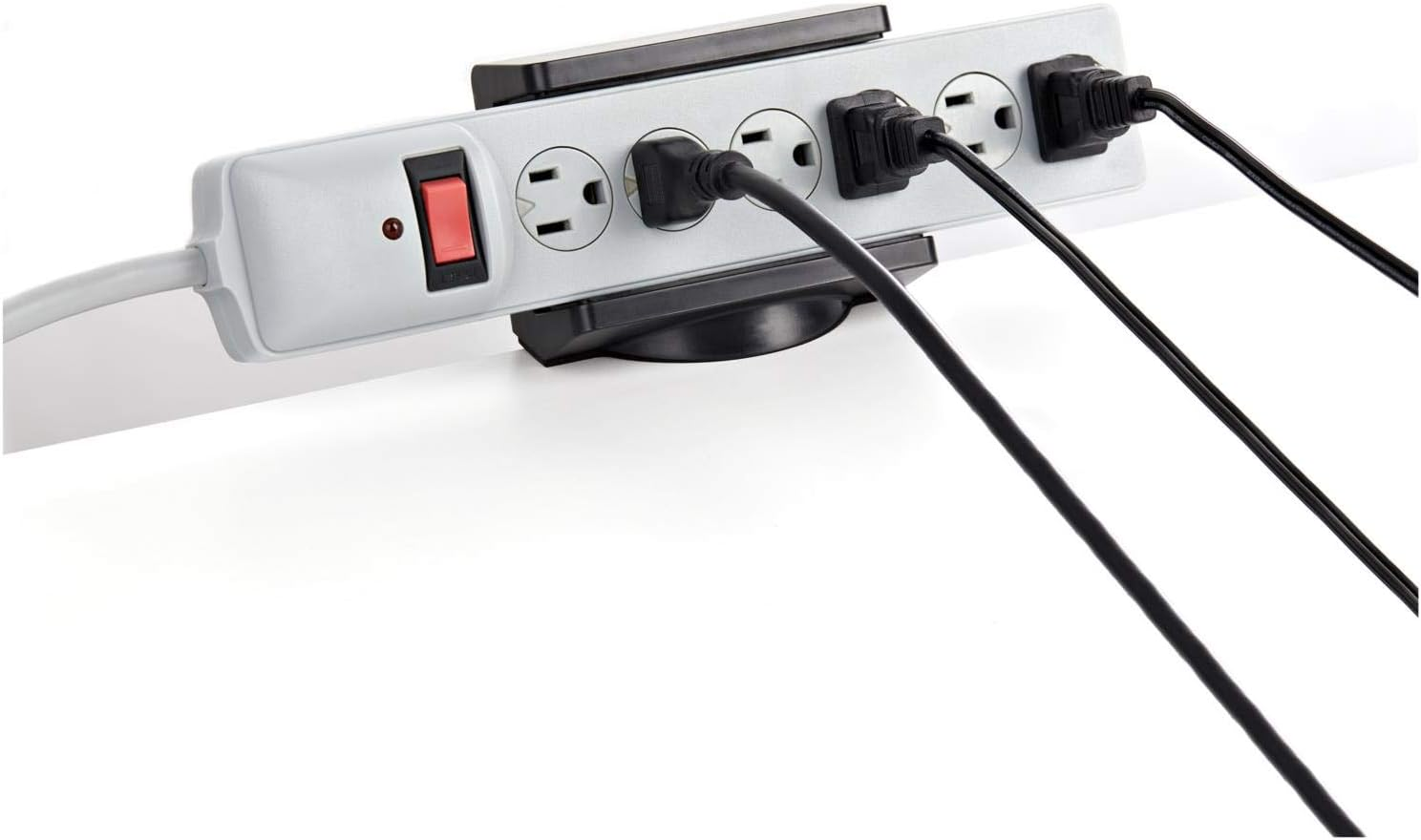 Startech.Com PWRSTRPCLMP Clamp-On Adjustable Power Strip Desk Mount image number 5