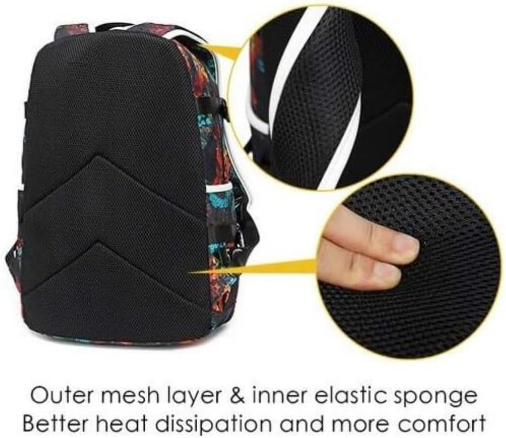 TTSM Character Backpack Onepiece Animated Pirate Skull Game Flag Oxford Cloth, Multi-Style, Soft and Comfortable, Large Capacity, Travel Bag, Daily Necessities. image number 5