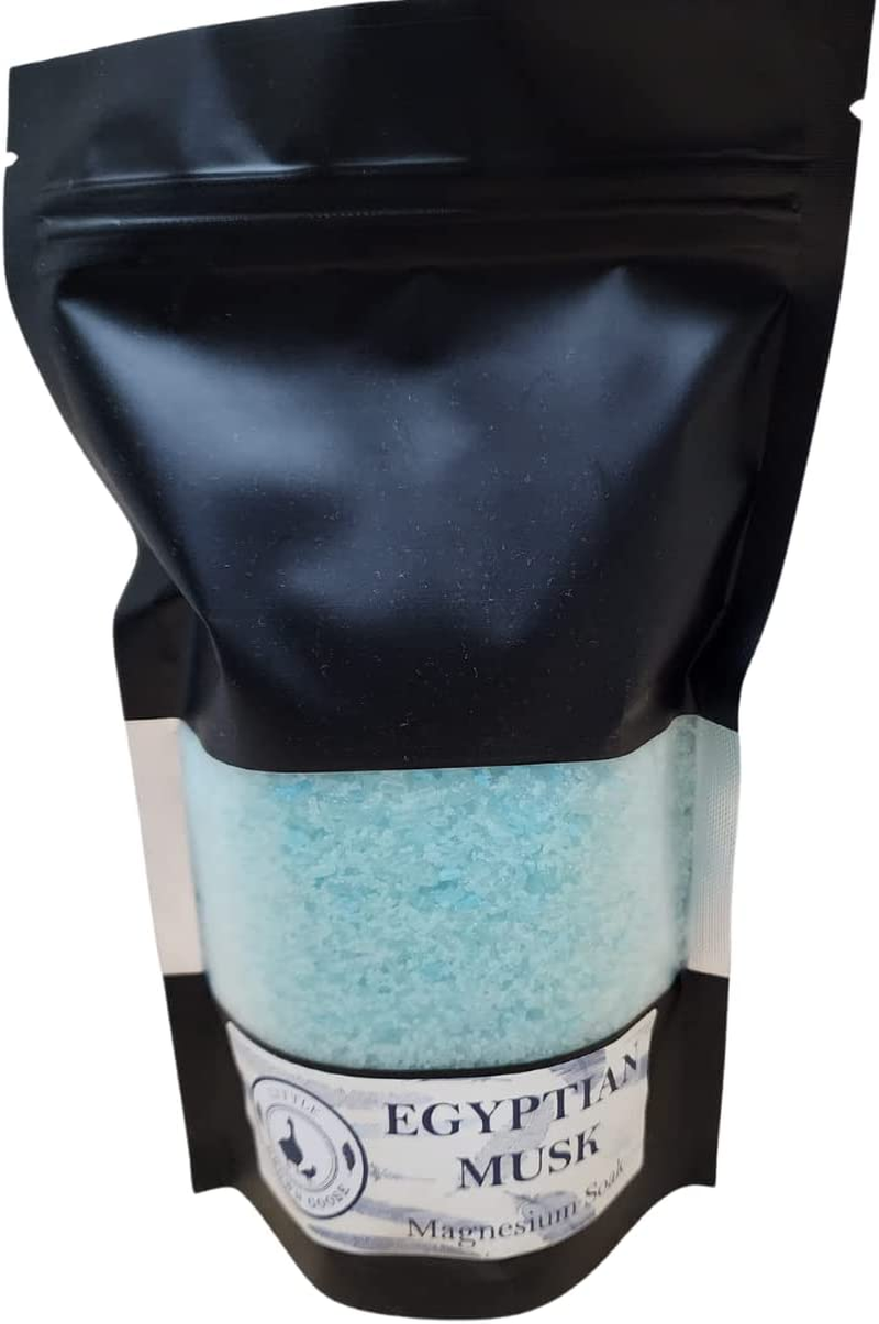 Little Brown Goose Egyptian Musk Magnesium Bath Soak 450G. Epsom Salt Bath Salts to Soothe & Relieve Aching Muscles image number 1
