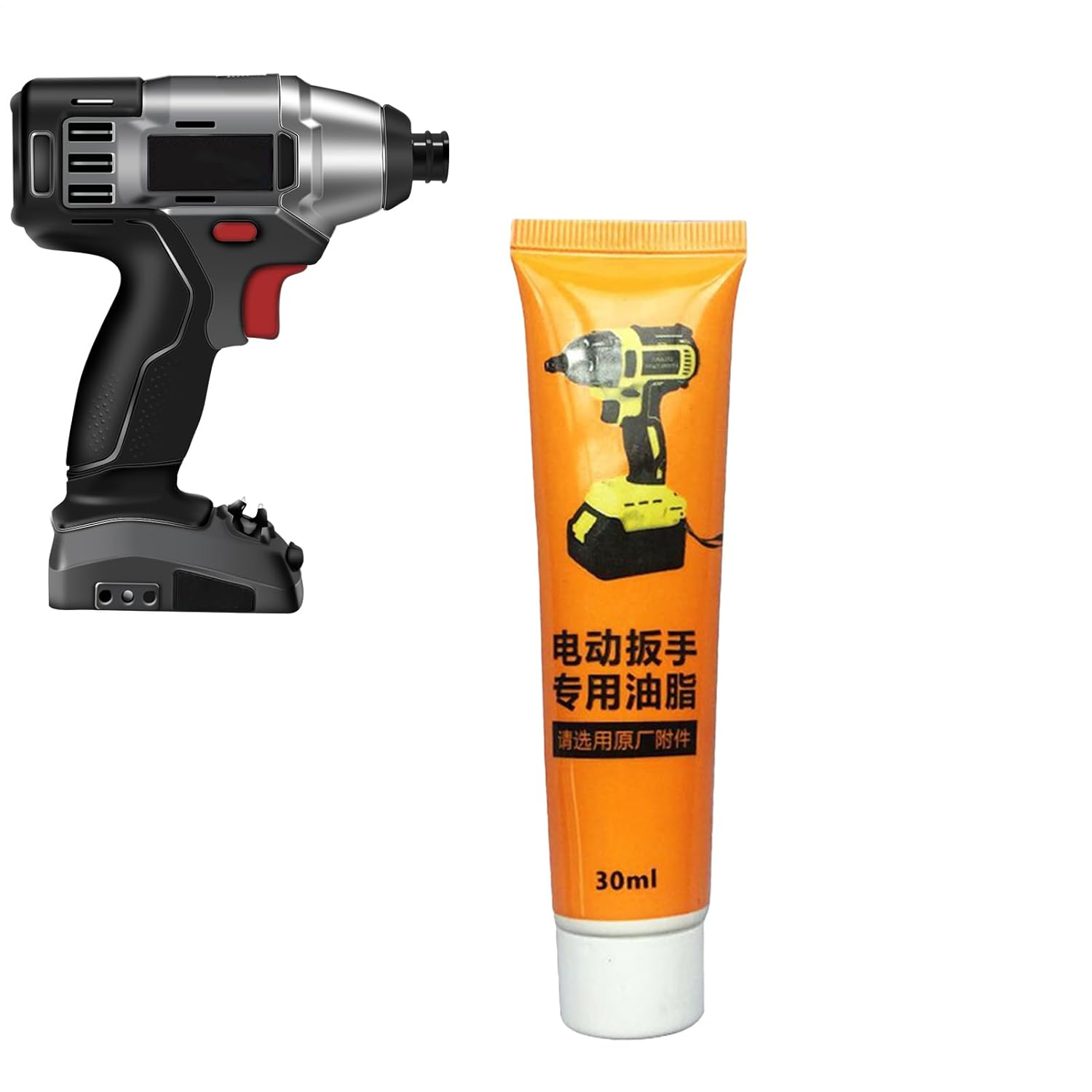 Electric Tool Gear Grease - Electric Spanner Lubricant,High Temperature Resistance Long-Lasting Multi-Purpose Lubricant for Home Men Pick Hammer Wrench image number 2