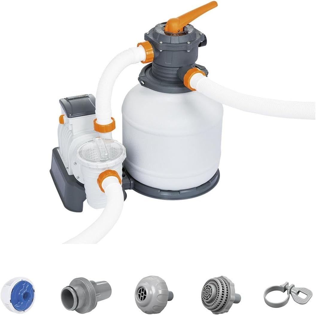 2200 Gallon above Ground Swimming Pool Sand Filter Pump image number 2