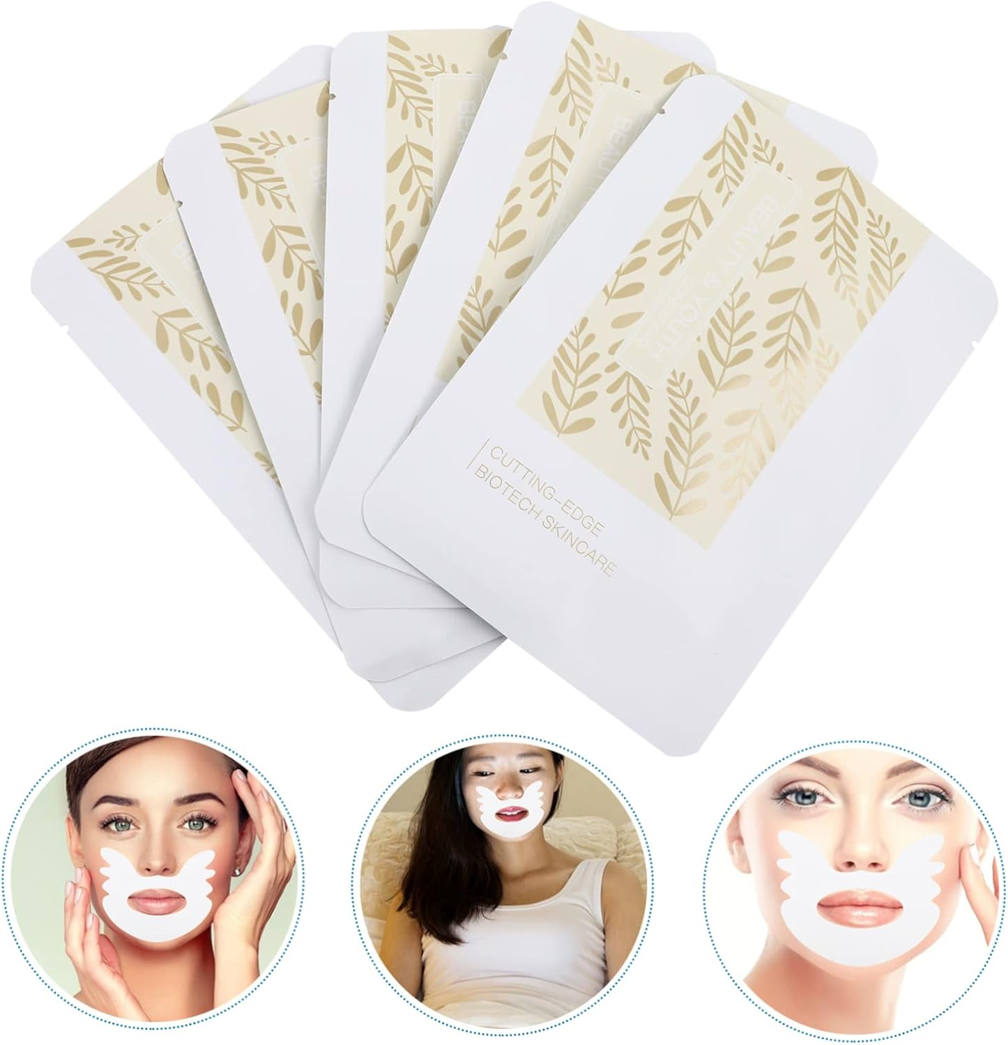 FRCOLOR Roll Forehead Korean Mouth Schminkles Tape Patch Skincare Wrinkle Mask Nose Lip Face Strip Face Masks Set Sticker Collagen Lead Sheet Nasolabial Folds Stickers Moisturize Nasolabial Facial Surround Lip Firming Patches Smooth Treatment Pad Moisturizing Area Lift Line Fold Remover Nourish Therapy Firm Smoothing Forehead Stick Skin image number 6