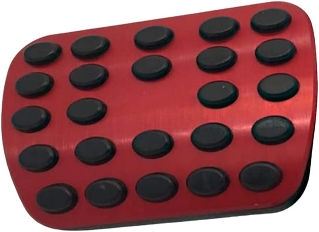 Anti-Slip Aluminum Brake Gas Pedal Pads, Auto No Drilling Accelerator Pedal Covers Foot Pedal Pads Kit, Compatible with Mercedes-Benz C E S GLC GLE GLS CLS Class W205 W213 X253 W167, Silver image number 3