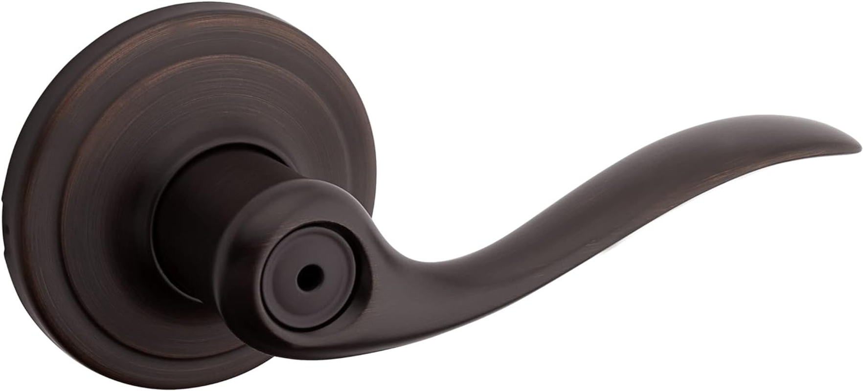 Kwikset 97401-026 Tustin Keyed Entry Lever Featuring Smartkey, Iron Black