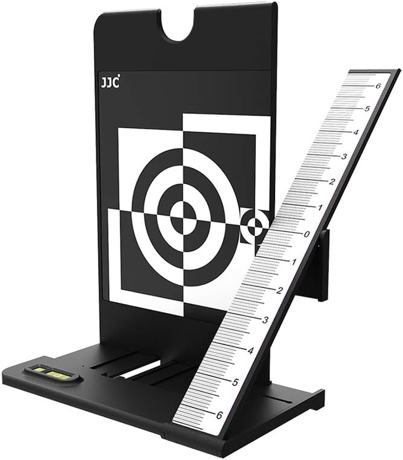 JJC Professional Camera Lens Auto Focus Calibration Tool Chart,Help Fine Tune Focus of Lens via Select DSLR Camera Has AF Fine Tune AF Micro Adjustment Function to Achieve the Greatest Image Sharpness image number 3