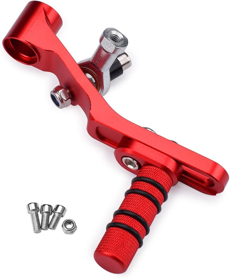 Motorbike Accessories Shifter Pedal Toe Pegs Left Gear Shift Lever Compatible with Honda CB500X CBR500R CB500F CBR400R CB400X CB400F NX400 NX500 (Red) image number 6