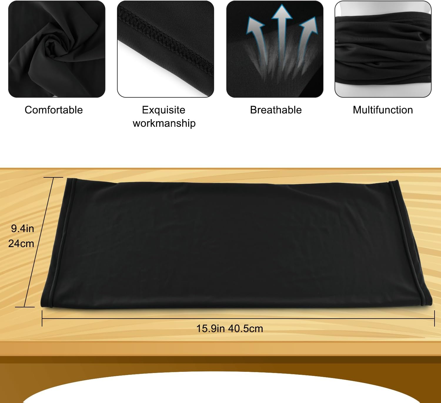 Leonids 2 PACK Protection Neck Gaiter for Men Women, Multifunctional Face Cover Bandana Uv/Dust Protection Windproof Ski Mask Face Cover image number 1