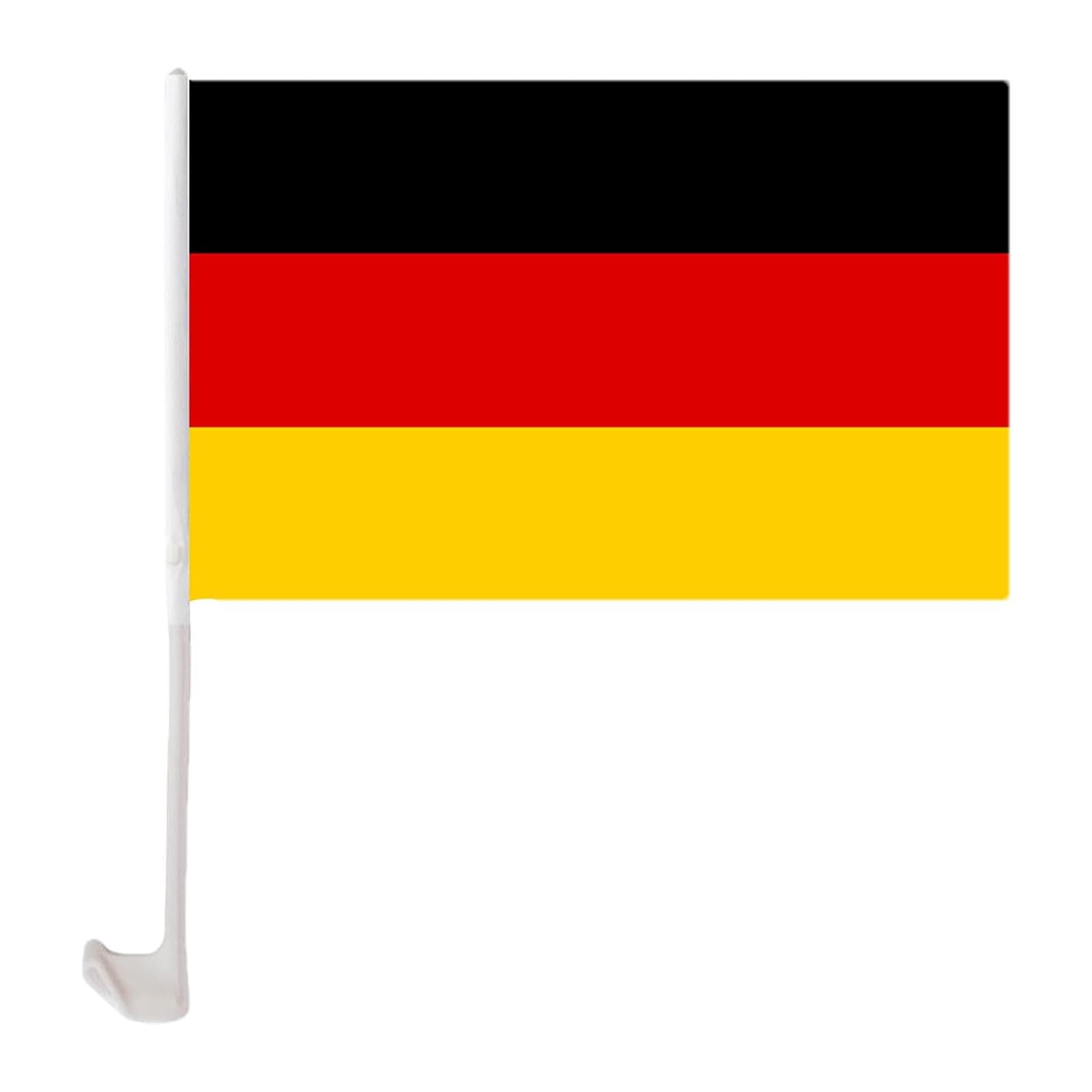 Car Window Flag, Car Flag, Small German Car Flag Banner 1X1.5Ft | Windproof Car Flag for Window, Germany Party Decoration, Outdoor Flag for Sports Fans, Soccer Tournament Events