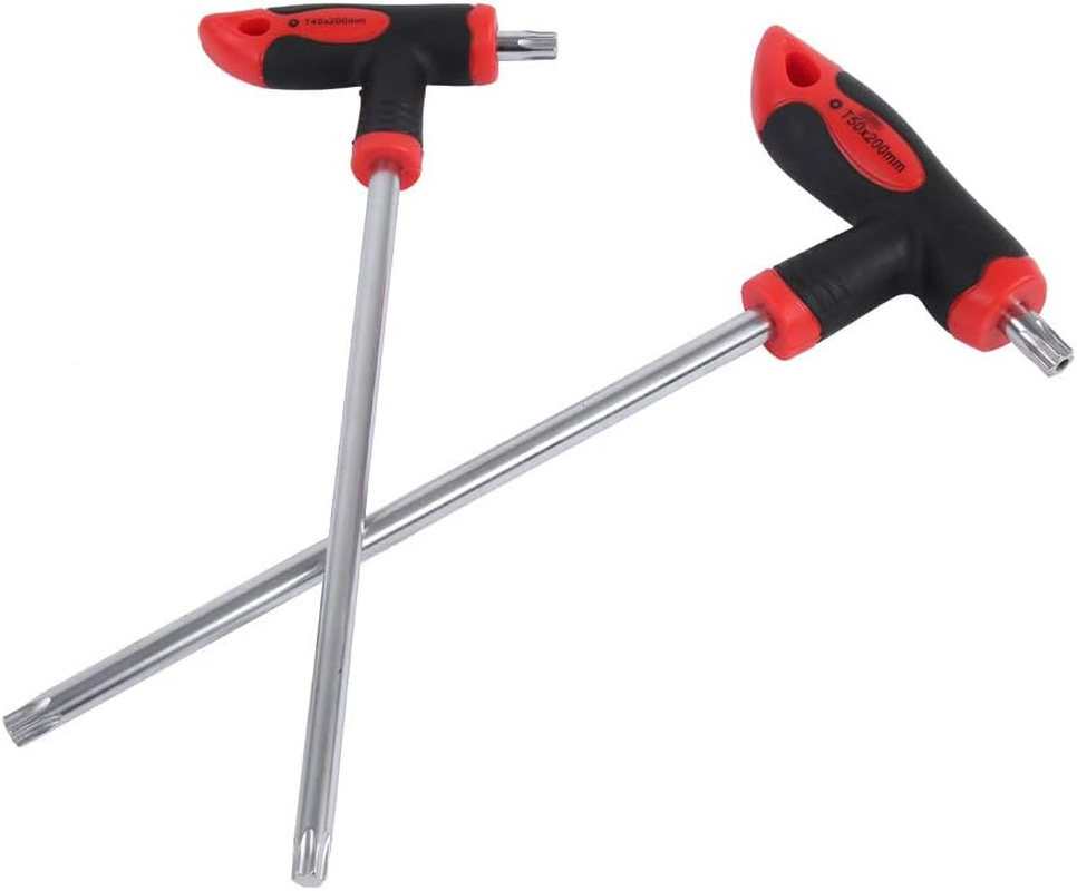 Shenruifa 16 Pcs Cr V T Handle Ball End Hex Key Wrench Set, Ergonomic Star Key Set, for Automotive, Machinery, and Repair Equipment image number 3