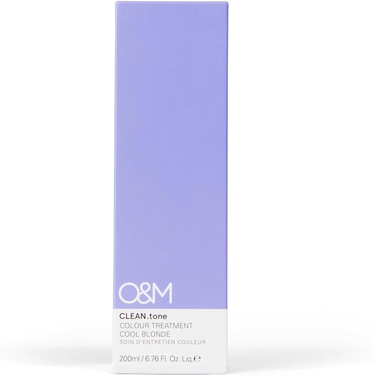 O&M Clean.Tone Cool Blonde Colour Treatment for Blonde to Very Light Blonde Hair- 200Ml- Clean from Sulfates, Parabens, Silicones, MIT, Phthalates,Triclosan, Propylene Glycol & Gluten, PETA Certified, Vegan and Cruelty Free image number 1