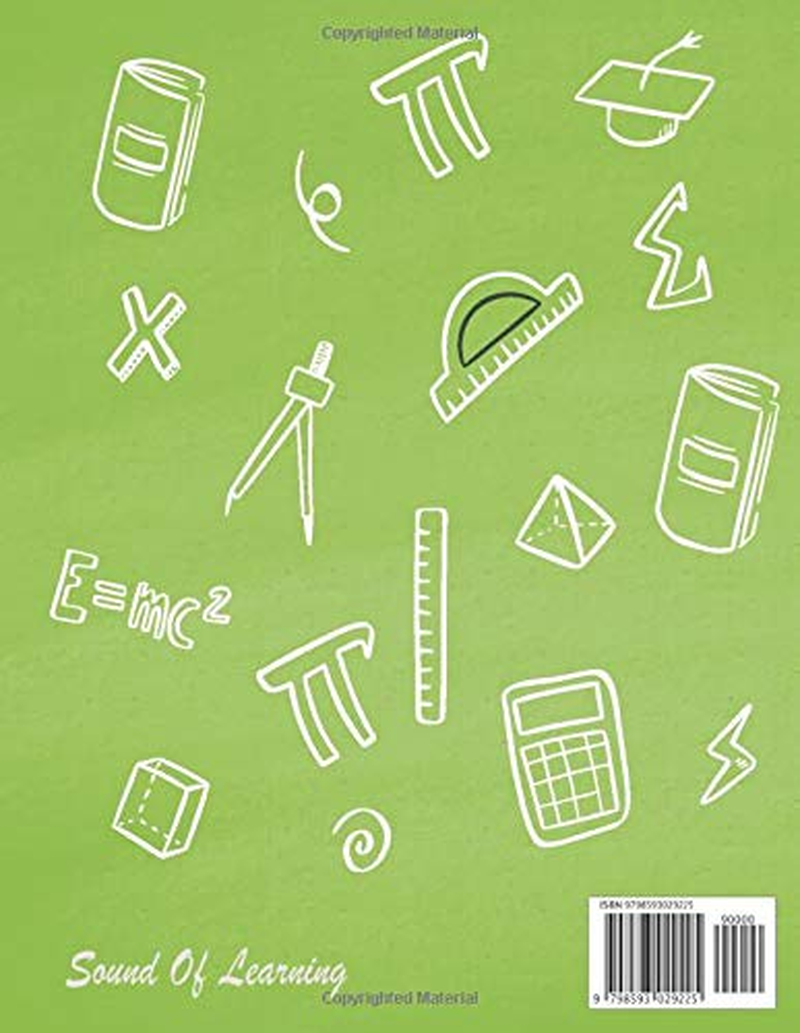 Math Graph Paper Notebook: Lined Graph Paper Composition Notebook [Large 8,5X11]Graph Paper 1Cm College Ruled