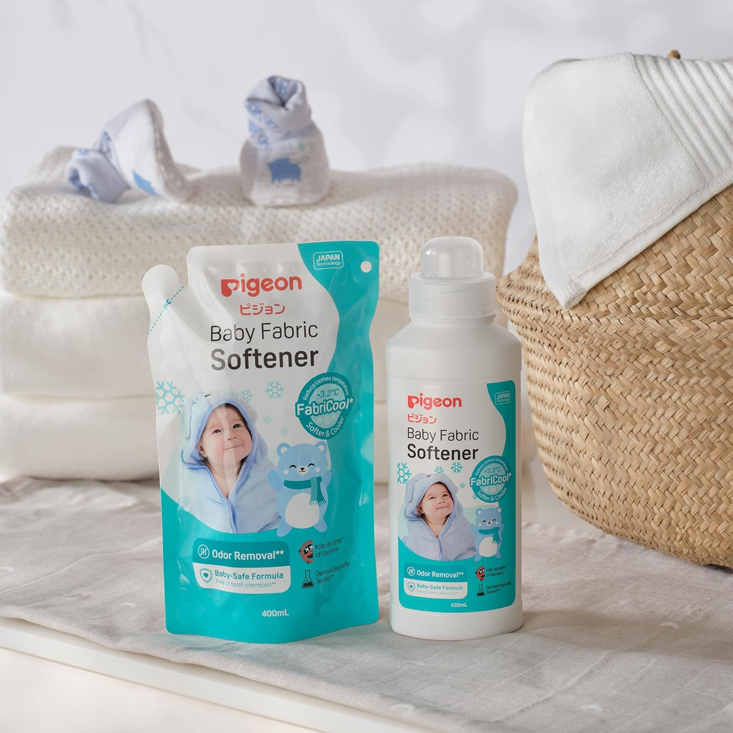 Pigeon Baby Fabric Softener 430 Ml image number 2