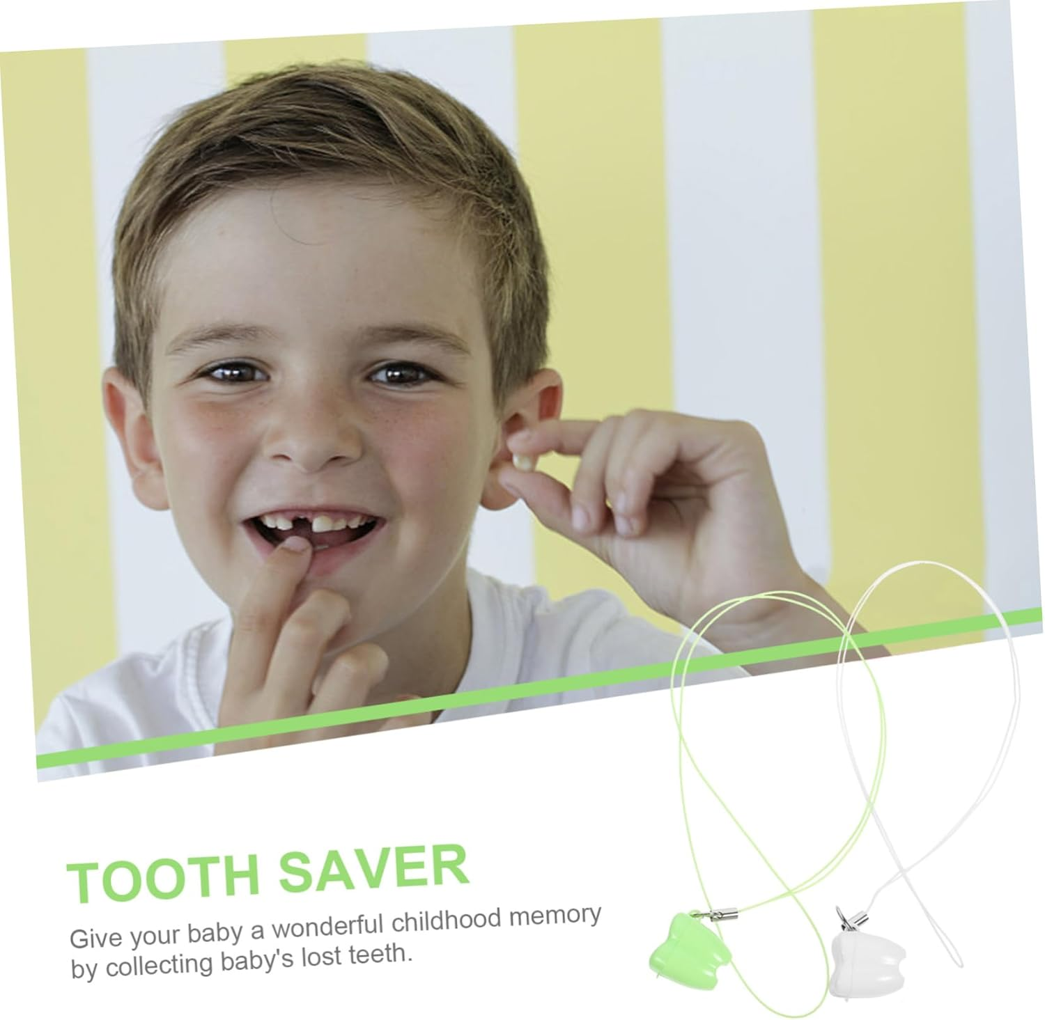 GARVALON 20Pcs Cute Tooth Storage Case for Durable Tooth Keepsake Box with Creative Design for Home School and Parties for Boys image number 1