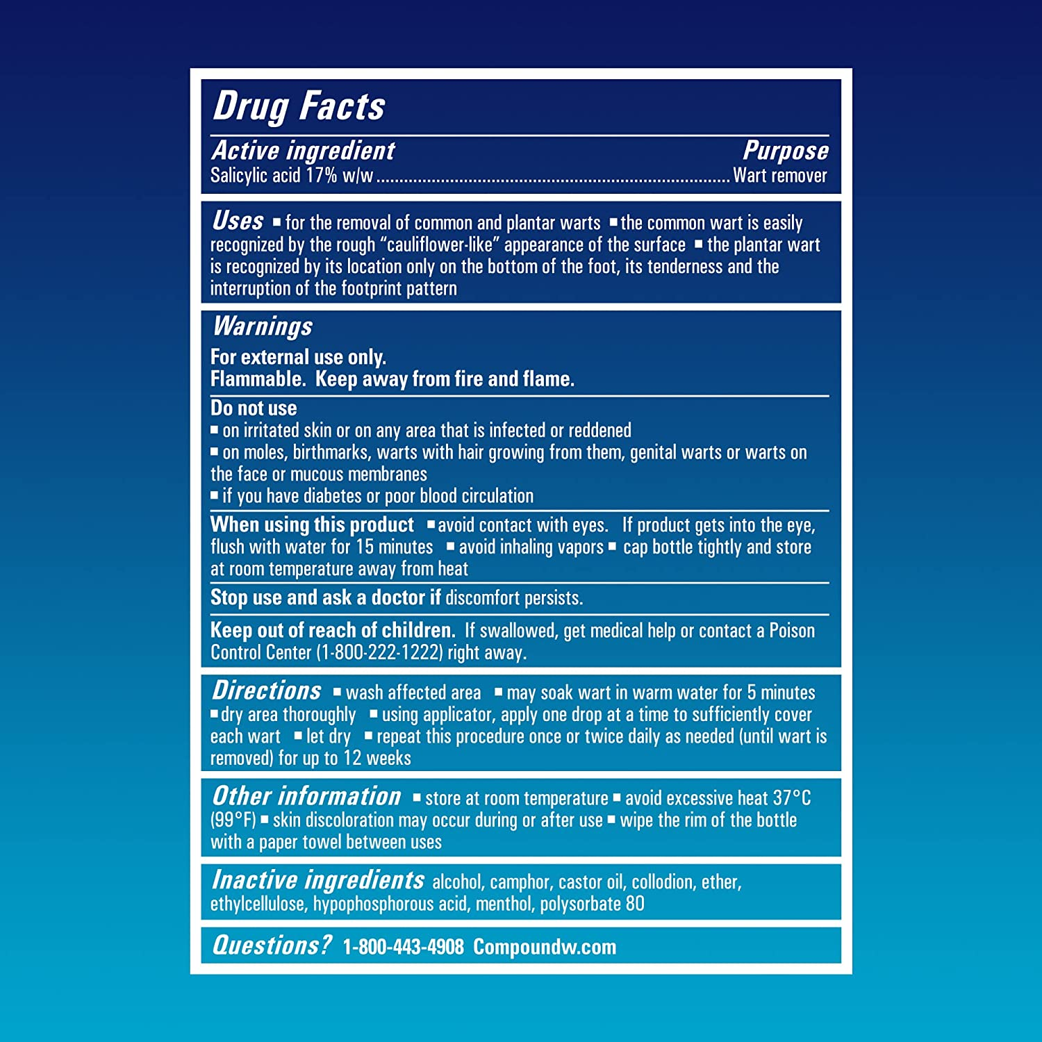 Compound W Liquid Wart Remover -- 0.31 Fl Oz image number 5