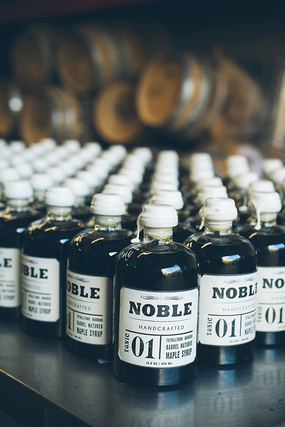 Noble Handcrafted Tonic 01 Tuthilltown Bourbon Barrel Matured Maple Syrup, 450 Ml image number 6