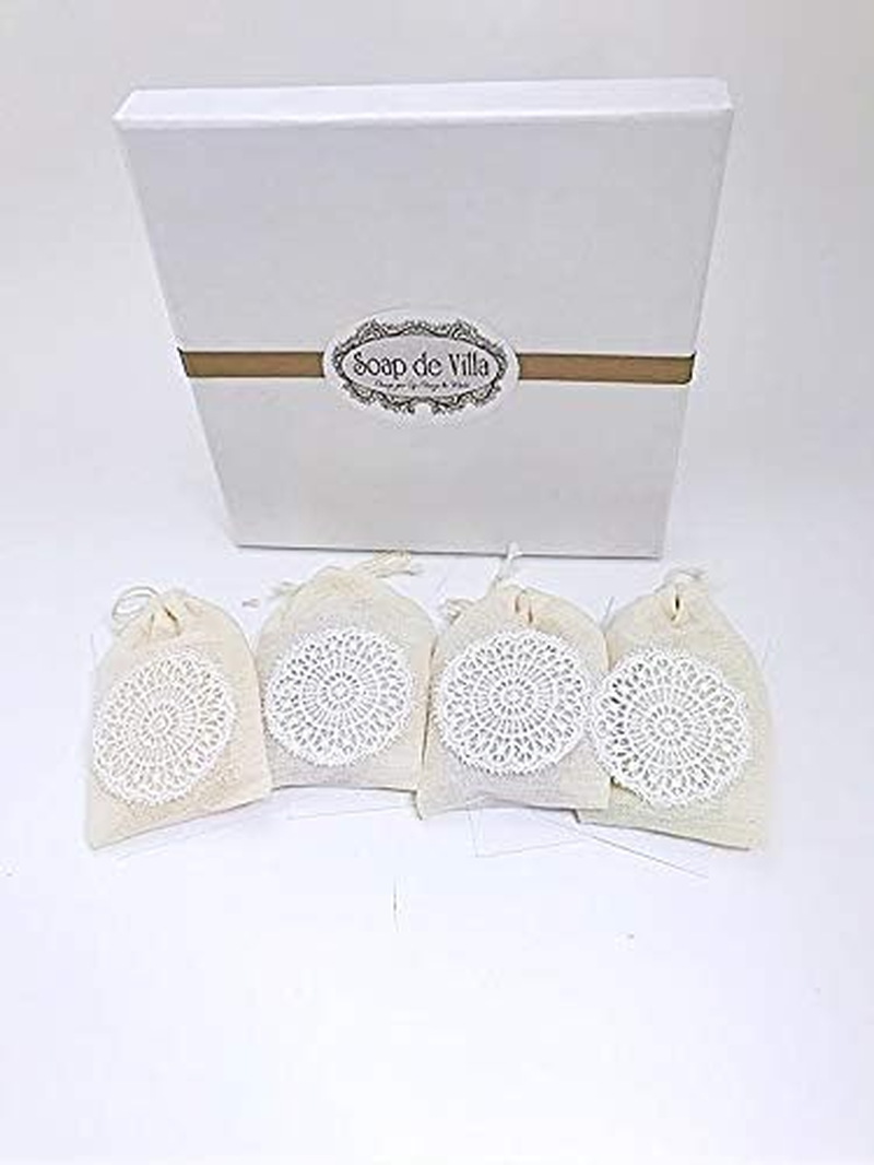 Goats Milk Soap Gift Pack X 4 Mini Soaps, Australian Made, White or Black Gift Box