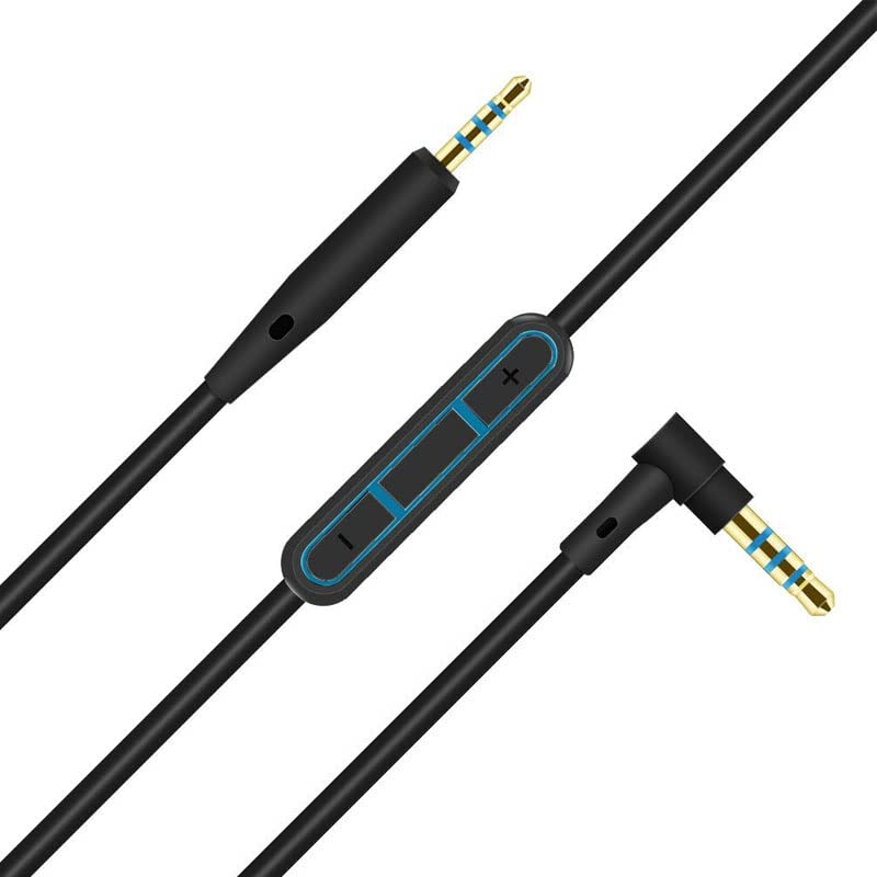 AIMALL 1.35M Audio Cable with Remote Mic for Bose Quietcomfort 25 35 QC25 QC35 Headphones &ndash; Durable Rubber-Coated Cord, Gold-Plated 3.5Mm to 2.5Mm Jack, Android Compatible image number 4