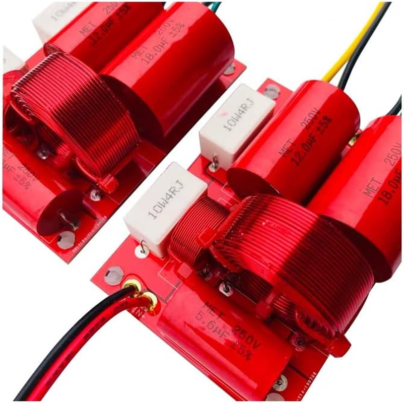 2PCS 2-Way 200W Stereo Crossover Home Theatre 2 Unit Filter Circuit Speaker Audio Crossover Filter