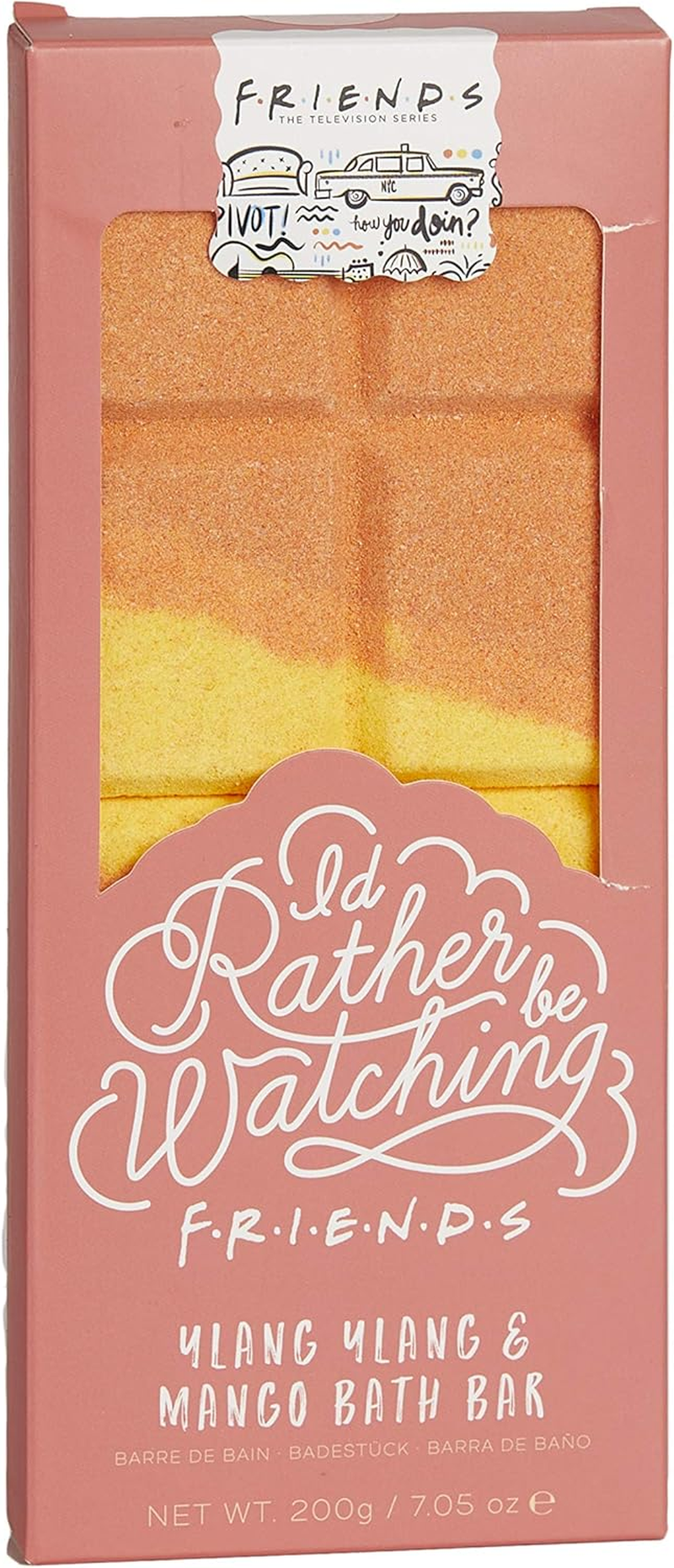 FRIENDS TV Show I'D Rather Be Watching Friends Bath Bar - Ylang Ylang and Mango Scented image number 5