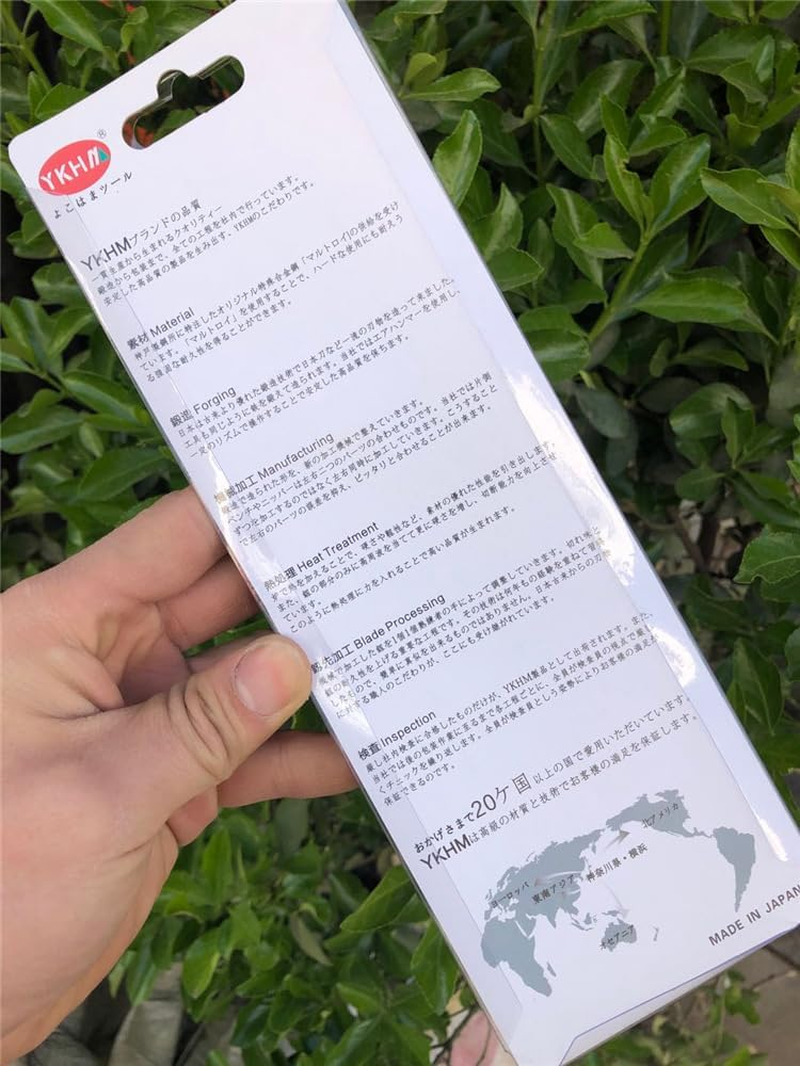 Made in Japan Pruning Shears 8" Professional Bypass Garden Scissors Secateurs, Premium Quality Japanese Gardening Tools Plant Hand Pruner Garden Clippers with Ergonomic Handle, Safety Lock for Farms