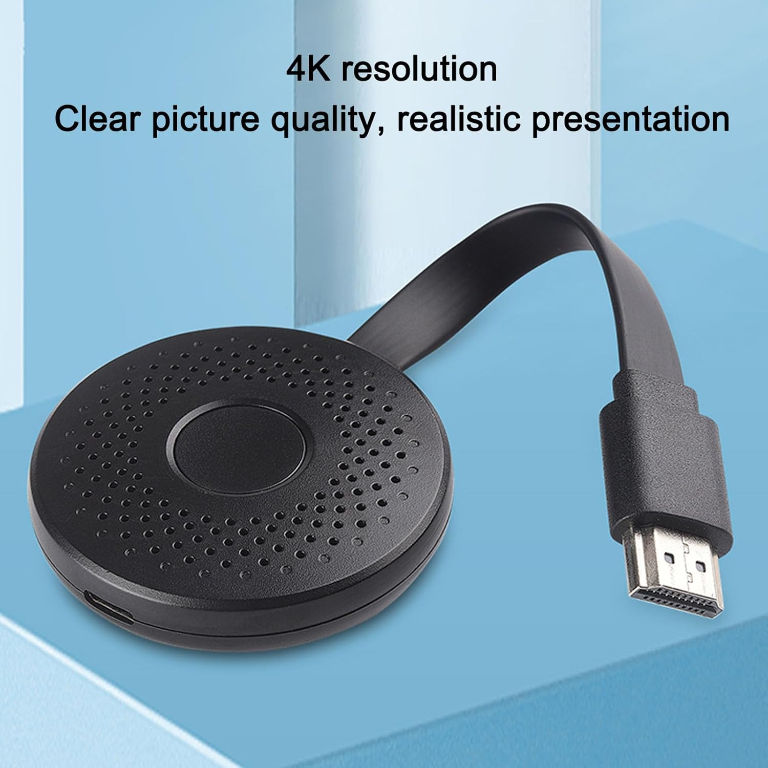 4K Wireless Display Adapter Airplay Miracast Dongle, Streaming Media Video Audio File HDMI Wireless Extender, Screen Mirroring Video Audio Receiver from Laptop, PC, Smartphone image number 3