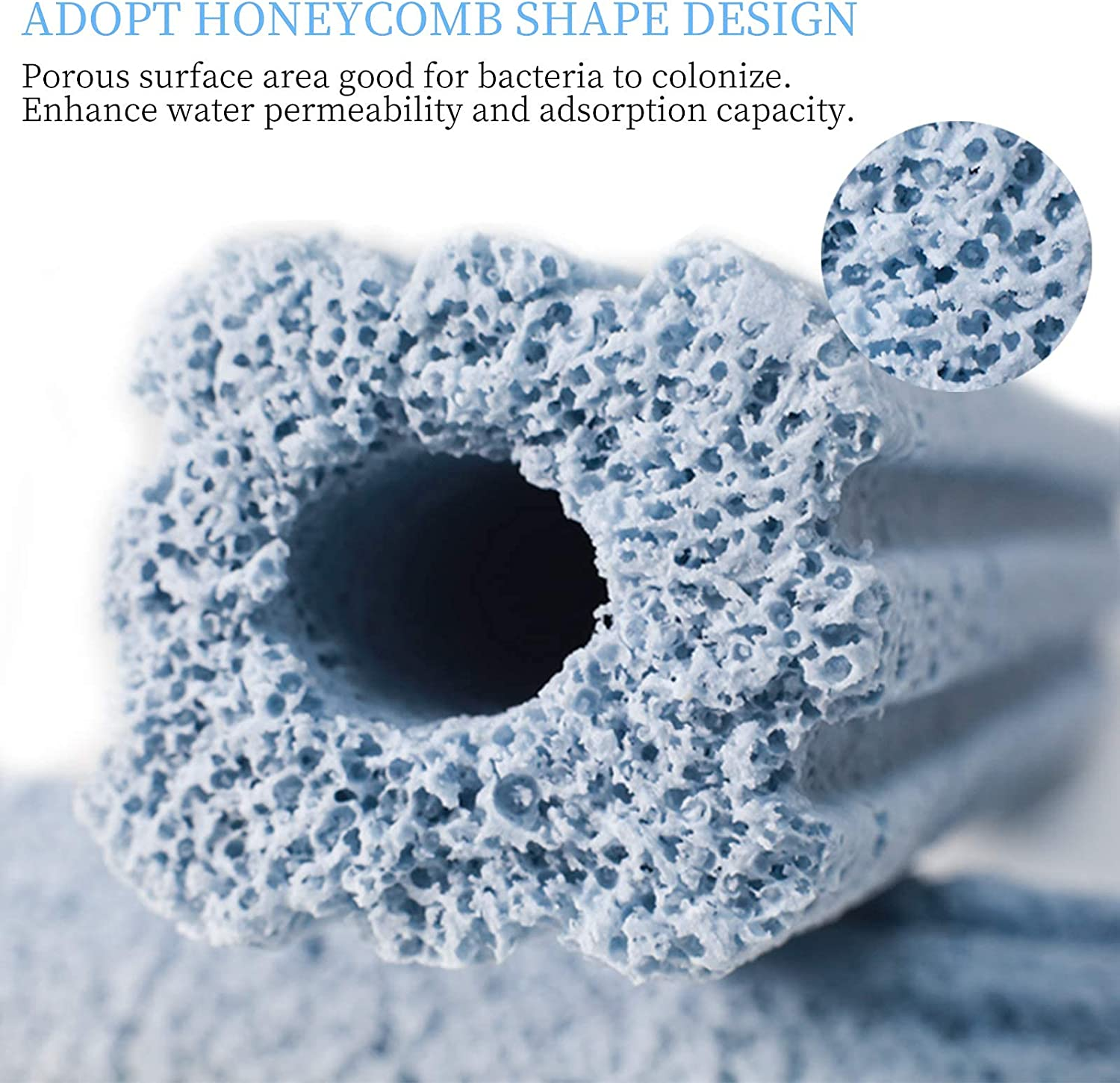 Boxtech Aquarium Filter Media, Porous Nano Media Filter Media for Sump Tank, Pond, Fish Tank (30 Pcs) image number 5