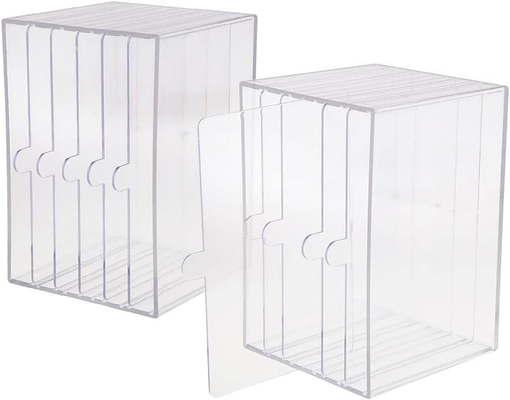 Eigell 2 Sets Acrylic Box Containers Case Practice Display Stand Acrylic False Nails Tips Holder and Shop image number 1
