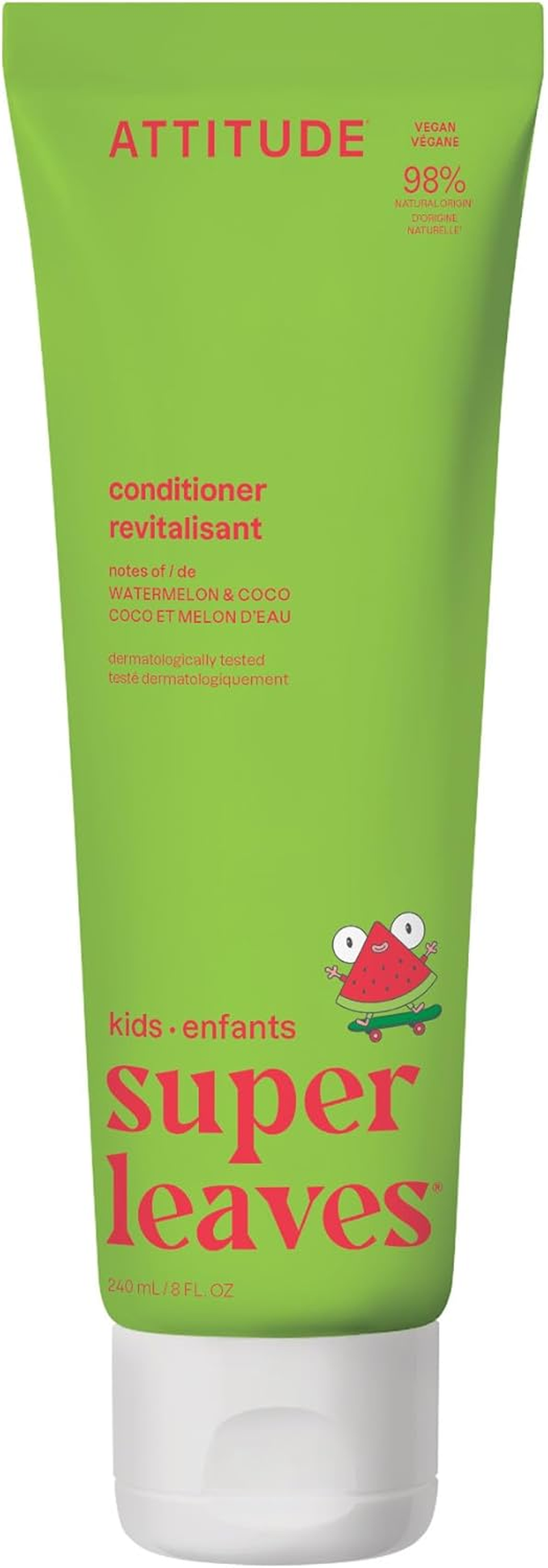 ATTITUDE, Little Leaves Science, Conditioner, Vanilla & Pear, 8 Fl Oz (240 Ml) image number 2