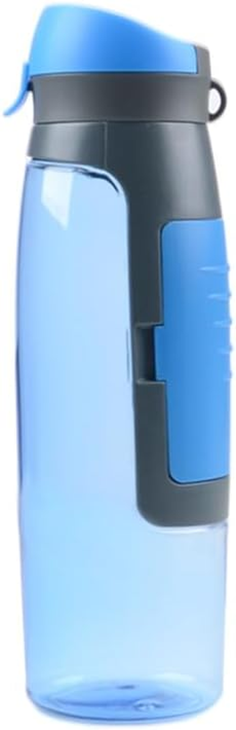 Genki Bottle 750Ml Water Bottle with Storage Compartment for Key, Credit/Debit Card, and More for Outdoors, Gym, Yoga, Sports, and Camping! (Blue) image number 1