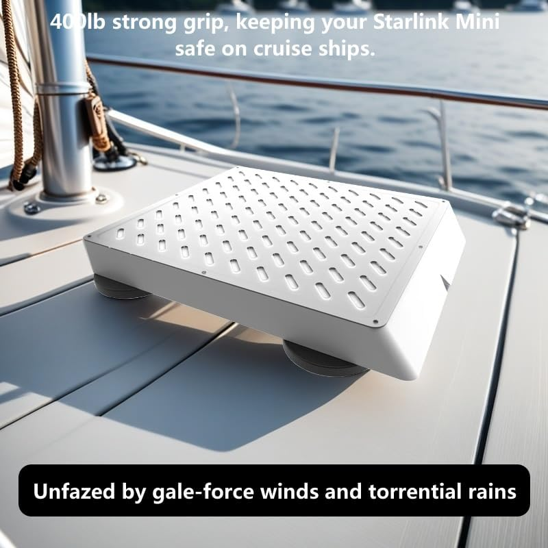 Starlink Mini Magnetic Mount &ndash; Magnetic Quick Release for Rvs, Vans, Boats &ndash; UV Resistant, High Temp Durable, 400 Lbs Strong Hold &ndash; Starlink Mini Roof Mount Kit image number 2