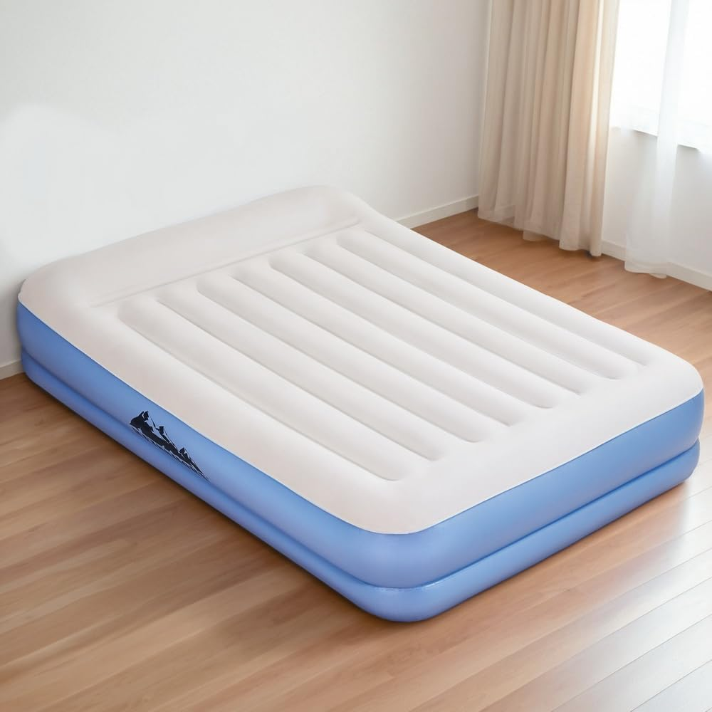 Weisshorn Air Mattress Inflatable Bed Built-In Pillow Pump Queen Air Bed 41Cm image number 4