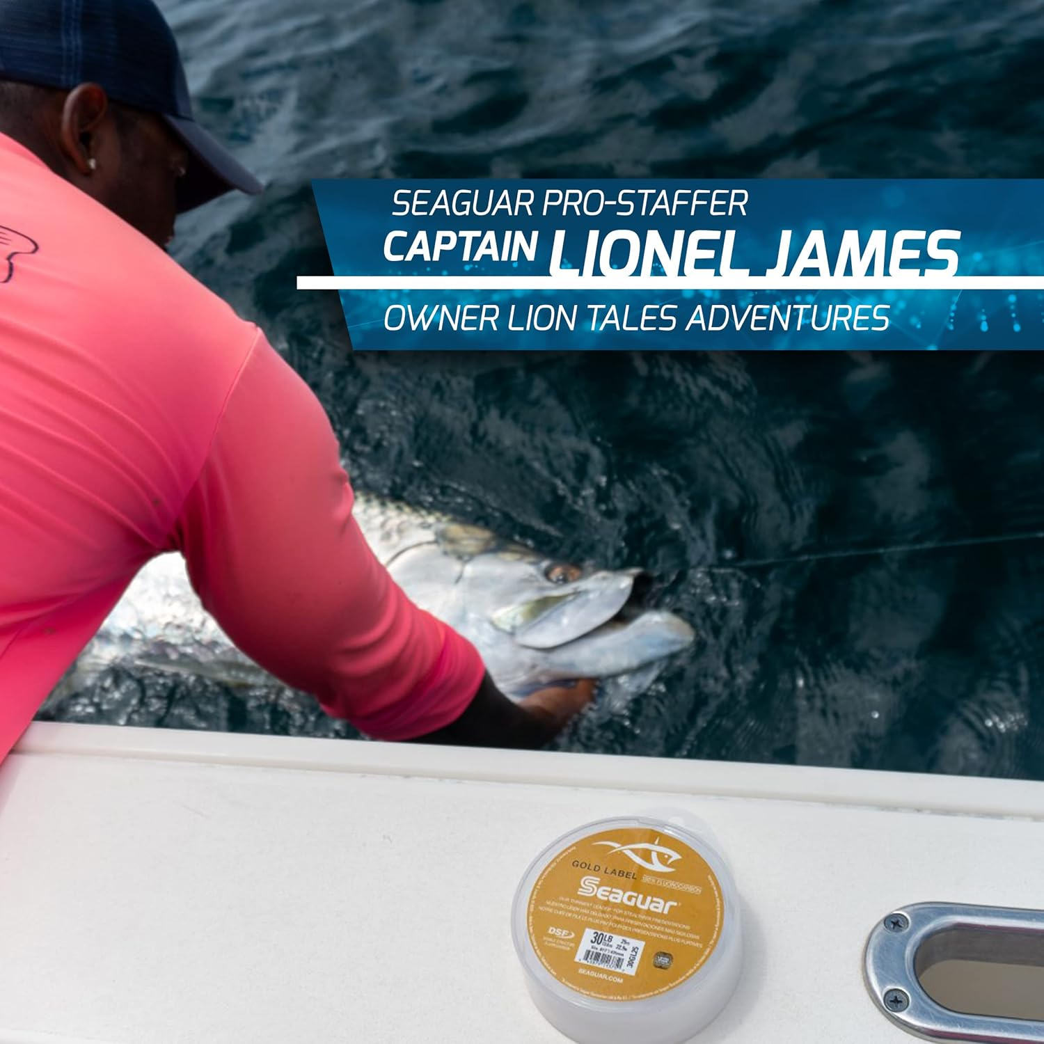 Seaguar Gold Label Fluorocarbon Fishing Line, Thin and Strong Fishing Leader, Double Structure for Strength and Softness, Low Memory for Easy Cinching Knots image number 4