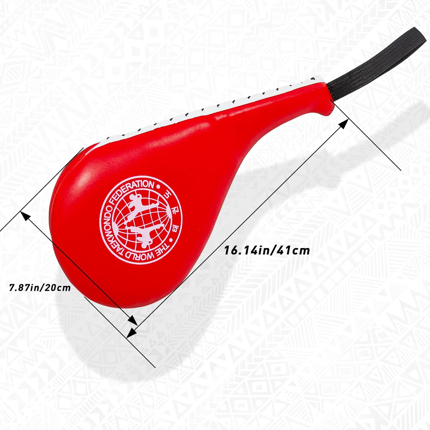 JANNO 2 Pack Taekwondo Kick Pads, Double Strike Boxing Pads, Striking Karate Martial Arts Training Target Pad, Karate Kicking Target for Kids Youth Adult image number 1