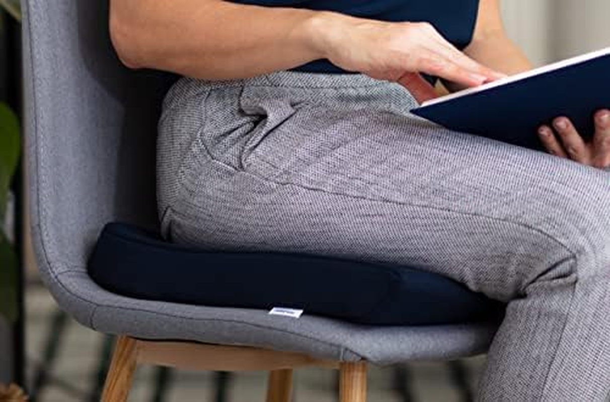 TEMPUR Seat Cushion, Memory Foam Cusion, Improving Comfort and Pressure Relief Whilst Sitting, Non-Slip Base Cloth, 40 X 42 X 5Cm image number 4