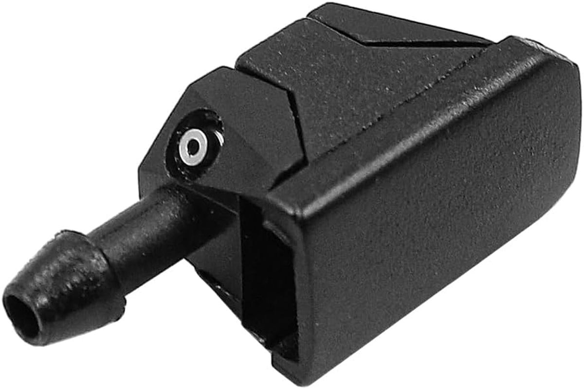 2Pcs NUZAMAS Universal Windshield Washer Nozzle 4 Holes Washer Nozzle Arm Mounted Jets Nozzles 4-Way Water Spray Nozzle Car Wiper Nozzle