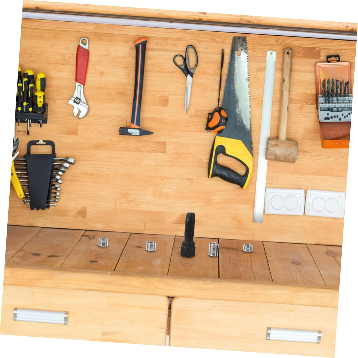 SEWOART 1Set Car Thread Repair Kit Spark Plug Thread Tools High Construction for Easy Operation and Wide Compatibility Automotive Engine Repair