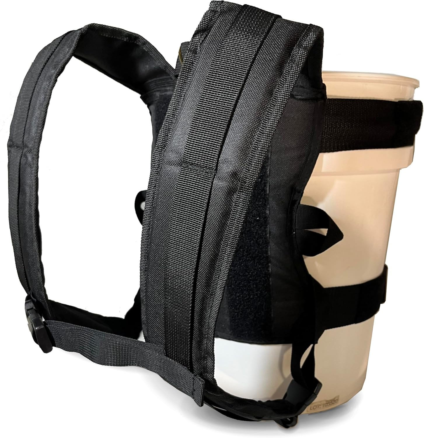 Strap Pack Backpack for 5 Gallon Buckets for Fishing, Picking Apples and Sports image number 4